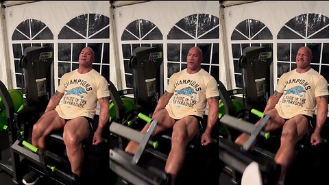 The Rock's Leg Day Routine - Get Massive Quads!
