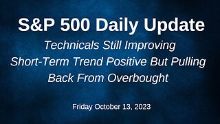 S&P 500 Daily Market Update for Friday October 13, 2023