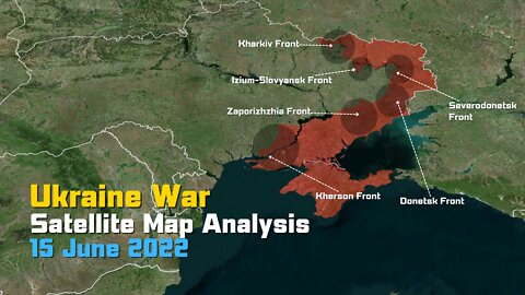 Russian Invasion of Ukraine Map [15 June 2022]