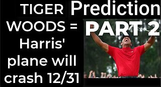 PART 2 - TIGER WOODS CRASH prophecy = Harris' plane will crash Dec 31