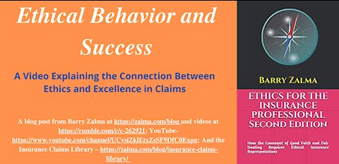 Ethical Behavior and Success