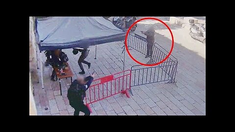 Neutralizing a terrorist who shot at police on the Temple Mount