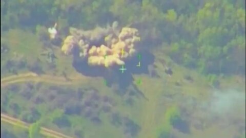 Russian Strike Destroys Ukrainian Firing Positions Of 155mm Towed Italian-Made Howitzers