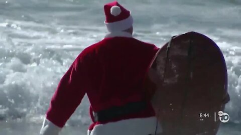 Santa Surf-Off Growing as a Coronado Christmas Eve tradition