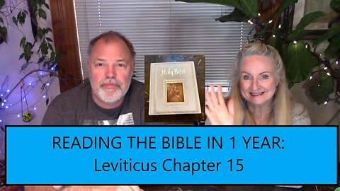 Reading the Bible in 1 Year - Leviticus Chapter 15