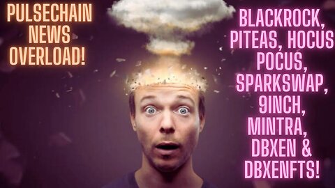 Pulsechain News Overload! BlackRock, Piteas, Hocus Pocus, SparkSwap, 9Inch, Mintra, DBXen & DBXeNFTs