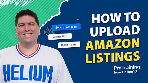How to Sync Your Listing to Amazon | Listing Builder Pro Training