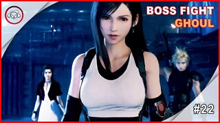 Final Fantasy VII Remake, Cap 11, Boss Fight Ghoul Gameplay #22 PT BR