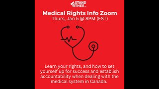 Stand4THEE Medical Rights Info Zoom Jan 5 2023