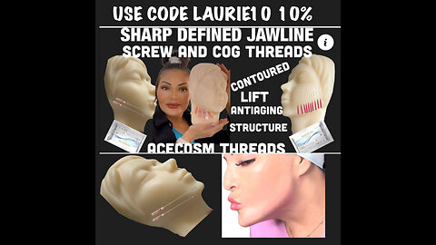 How I created a Sharp Defined Jawline, using PDO threads demonstration, mannequin head