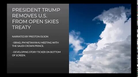 President Trump Removes U. S. From Open Skies Treaty