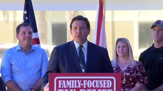 Florida Gov. Ron DeSantis announces tax-free baby item proposal