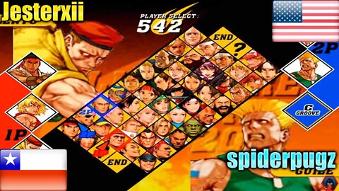 Capcom Vs. SNK 2 Mark Of The Millennium 2001 (Jesterxii Vs. spiderpugz) [U.S.A. Vs. U.S.A.]