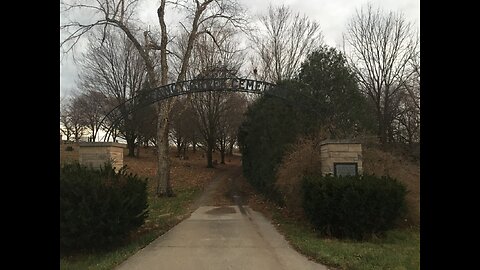 Driving Through Fancy Creek Cemetery, Cantrall, Illinois