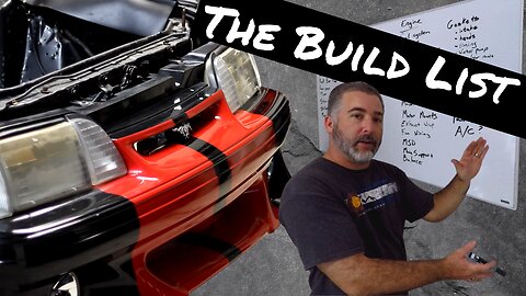Black Widow Mustang Turbo Build Pt 3 : The Build List