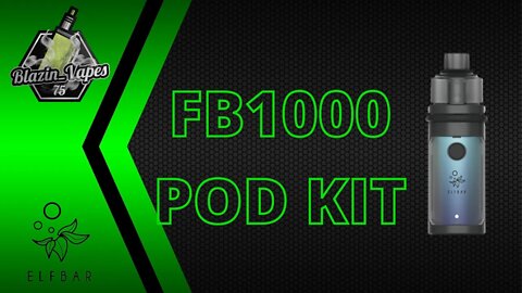 ELF BAR - EB1000 Pod Kit (Not a disposable!!!!!)