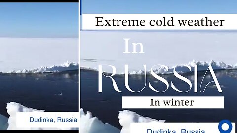 Extreme cold weather In Russia | Cold weather In Russia
