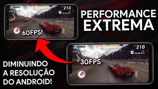 Tenha MÁXIMA PERFORMANCE em JOGOS, REDUZINDO a RESOLUÇÃO do seu ANDROID! | [ROOT]