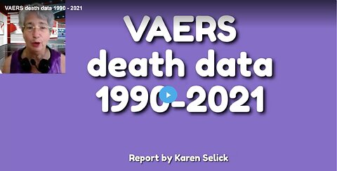 VAERS death data 1990 - 2021