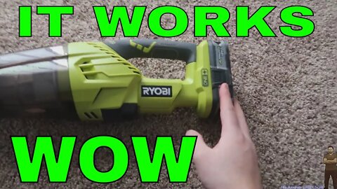 How To Turn Your Hand Vac Into A Hand-Floor Vac That Actually WORKS - Ryobi Project