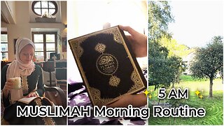 2023 MORNING ROUTINE☀️ | 5am Muslimah morning routine, aesthetic, Fajr prayer