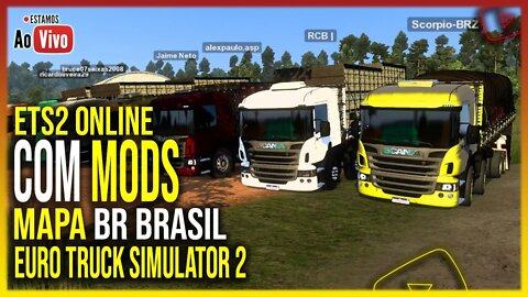 🔴 ETS2 1.44 MULTPLAYER COMBOIO DOS VERDUREIROS MAPA BR BRASIL EURO TRUCK SIMULATOR 2 1.44