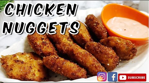 Crispy Chicken Nuggets| Homemade Nuggets| चिकन क्रिस्पी नगेट्स|