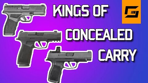 P365 X-Macro vs P365 XL vs Hellcat Pro THE KINGS OF CONCEALED CARRY