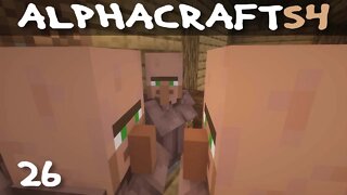 Our Efficient Villager Breeder - Alphacraft S4 e26 - Minecraft SMP