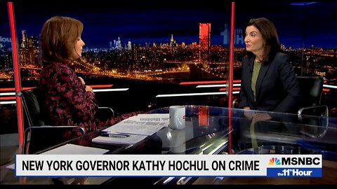 Even MSNBC is calling out Democrat Kathy Hochul.
