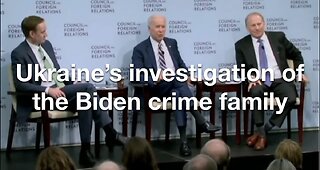 Ukraine’s investigation of the Biden crime family