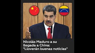 Nicolás Maduro llega a China para una “visita histórica”