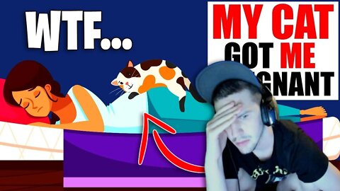 My Cat Got Me Pregnant Reaction (Reacting To True Story Animations)