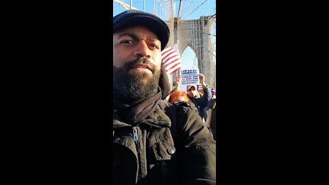 Medical Liberty March Across the Brooklyn Bridge, NYC! (Nov 3, 2021)