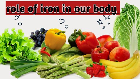 Importance of iron in our body|irons deficiency