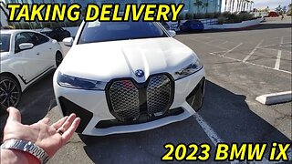 Taking Delivery Of 2023 BMW iX