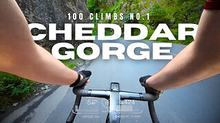 Cheddar Gorge Climb with POWER OVERLAYS! 97kg Cycling Hill Climber!?