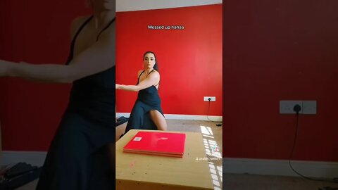 Woman tries to blow out candle with bo staff. ultimate fail #shorts #tiktok #candleblowoutchallenge