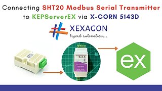 Connecting SHT20 Modbus Serial Transmitter to KEPServerEX via X CORN 5143D Gateway | IoT | IoT |