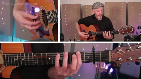 "Imagine" | Fingerstyle Guitar Lesson | Adam Rafferty