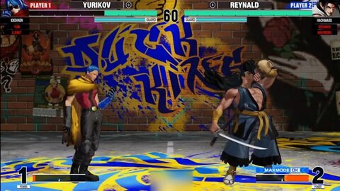 Yurikov (Yuri-B.Jenet-Krohnen) vs Reynald (Krohnen-Nakoruru-Haohmaru) - KOF XV