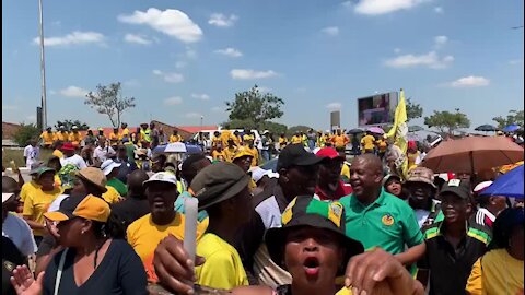 SOUTH AFRICA - Johannesburg - Soweto Eskom protest - Video (guz)