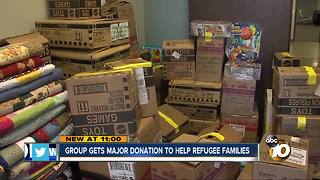 Group gets major donation to help refugee families