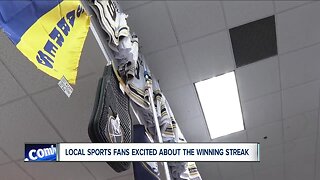 Local sports fans excited about the winning streak