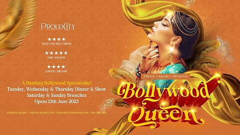 BOLLYWOOD QUEEN Show @ Proud Cabaret London. #musical #bollywood #cabaret