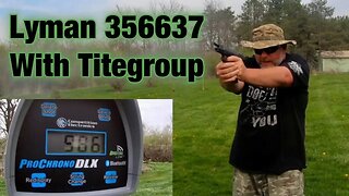 Lyman 356637 147gr 9mm with Titegroup Velocity Test