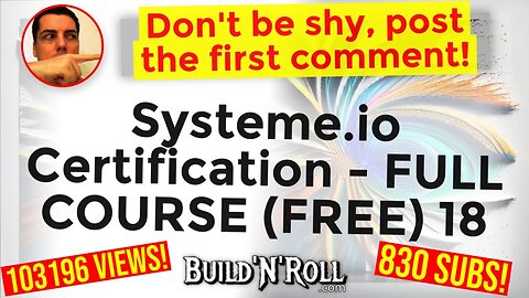 Systeme.io Certification - FULL COURSE (FREE) 18