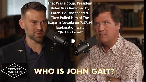 TUCKER & POSO-That Was a Coup. Biden Was Removed by Force. He Disappeared. They Pulled Him off Stage in NV . WHY? “He Has Covid” ASSASSINATION DECODED