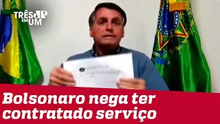 Bolsonaro comenta ação do Facebook