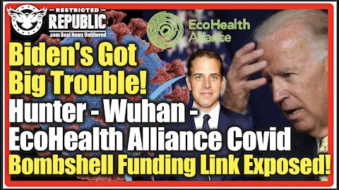 Biden's Got Big Trouble! Hunter - Wuhan - EcoHealth Alliance Bombshell Link Exposed!